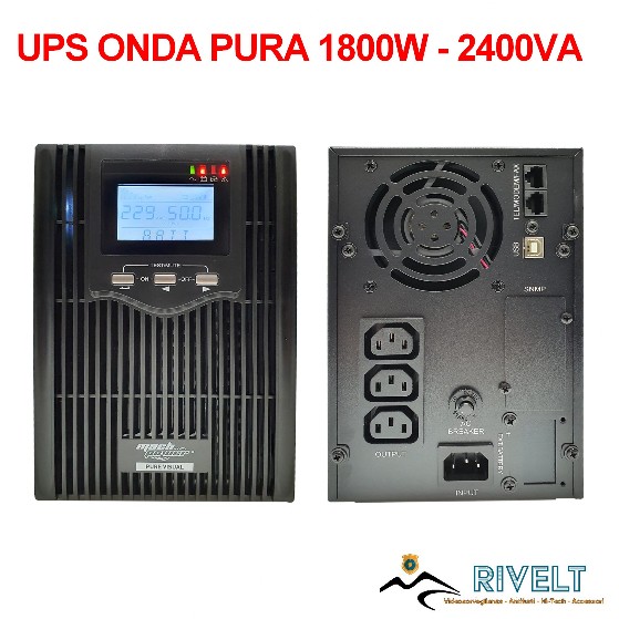 UPS onda pura Una soluzione contro interruzioni di rete e le variazioni di tensione TOP 1800 W sistema integrato AVR (Automatic Voltage Regulation)