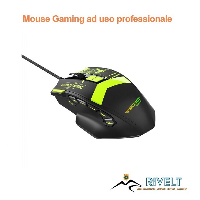Mouse gaming RGB Professionale e versatile