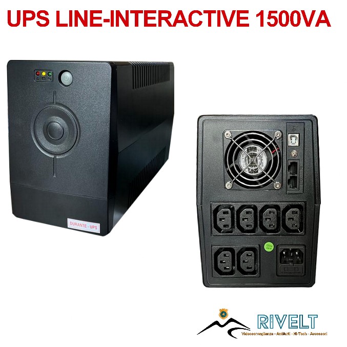 Ups 1500 va durante ups Line interactive professionale