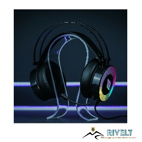 Cuffie Gaming Noua Crux Usb / Jack 3.5mm Stereo Confortevoli cuffie gaming over-ear con illuminazione RAINBOW.