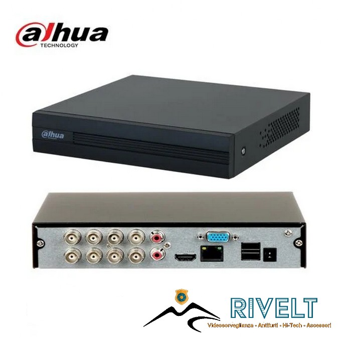 Xvr Dahua 5 MPX 8 Canali Compatibile con tutti i tipi di telecamere
